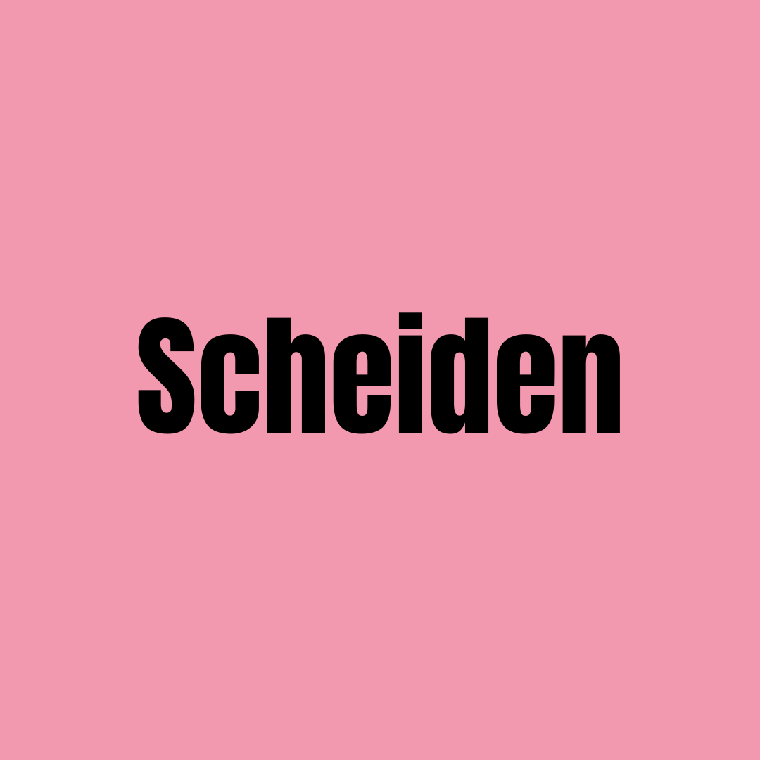 Geldplan: Scheiden